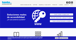 Desktop Screenshot of accesibilidadweb.com